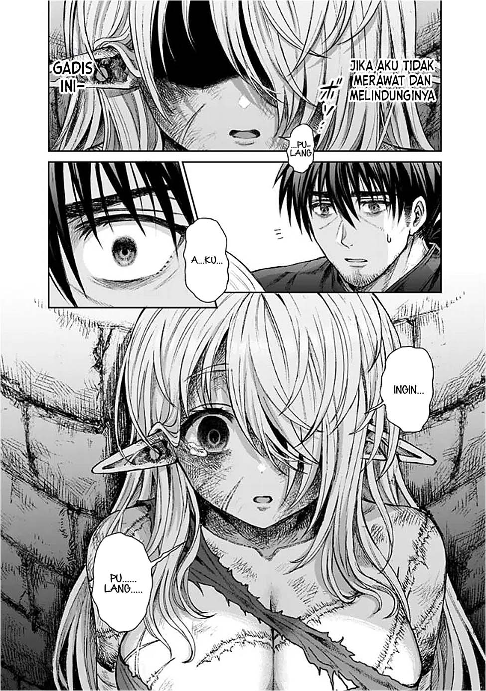 Boroboro no Elf-san wo Shiawase ni Suru Kusuriuri-san Chapter 1 - halaman 9