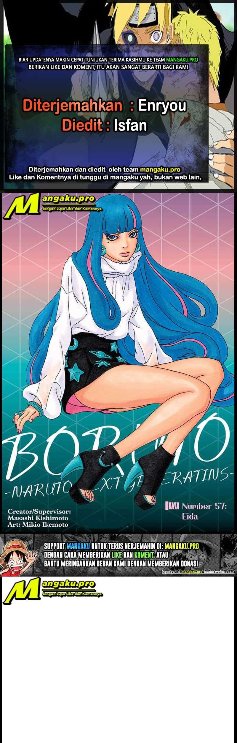 Boruto Chapter 57.1 - halaman 1
