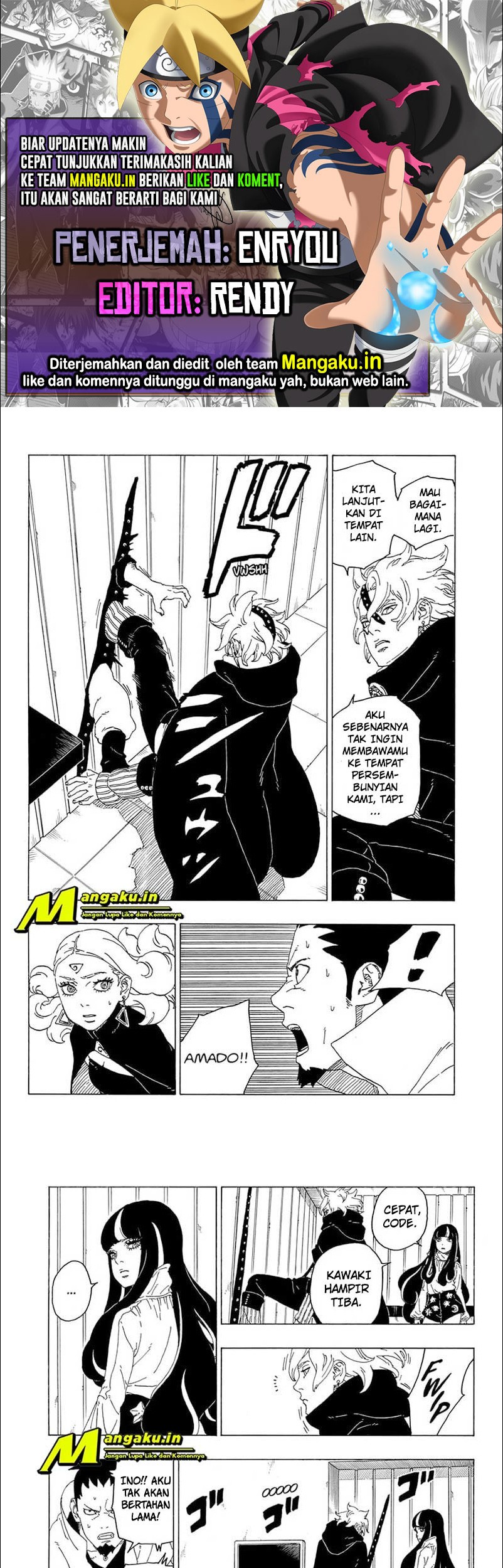 Boruto Chapter 70.2 - halaman 1