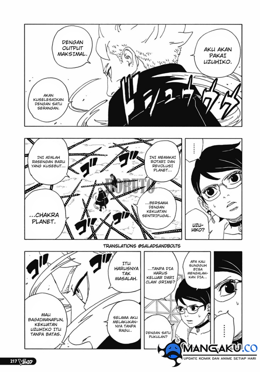 Boruto: Two Blue Vortex Chapter 12.1 - halaman 21