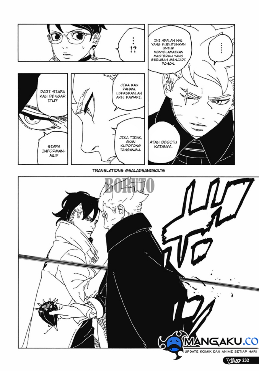 Boruto: Two Blue Vortex Chapter 12.2 - halaman 16