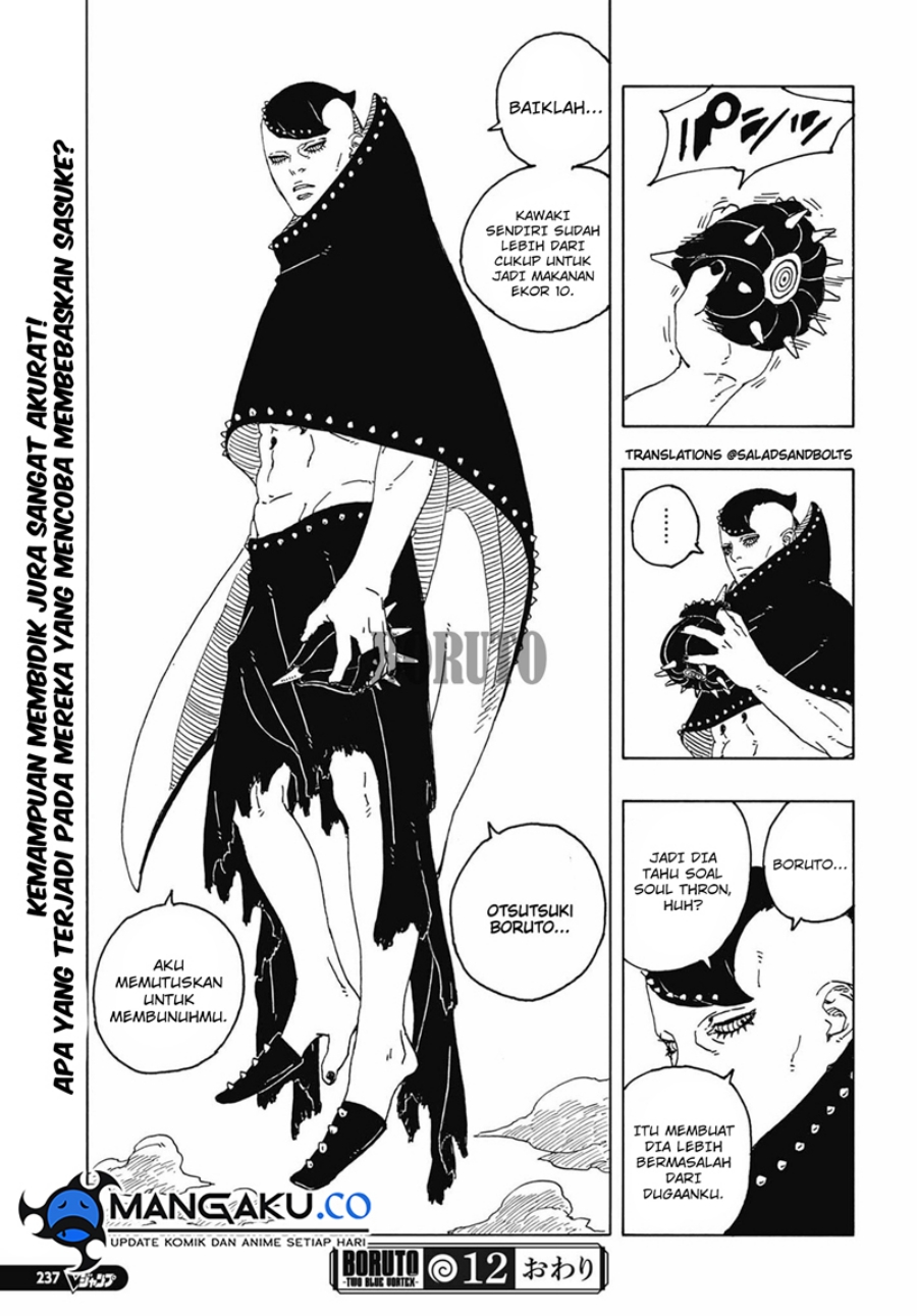 Boruto: Two Blue Vortex Chapter 12.2 - halaman 21