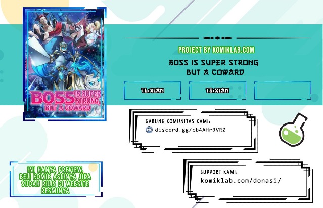 Boss Is Super Strong, but a Coward Chapter 3 - halaman 1