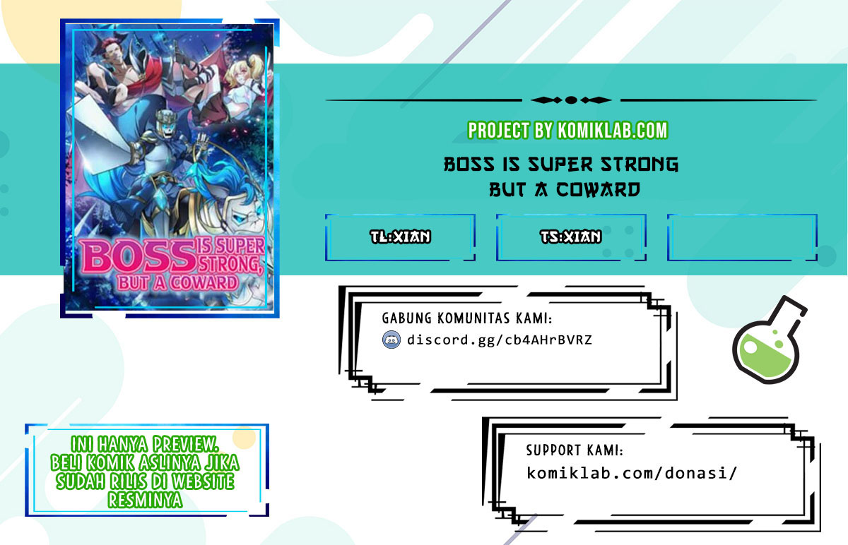 Boss Is Super Strong, but a Coward Chapter 6 - halaman 1