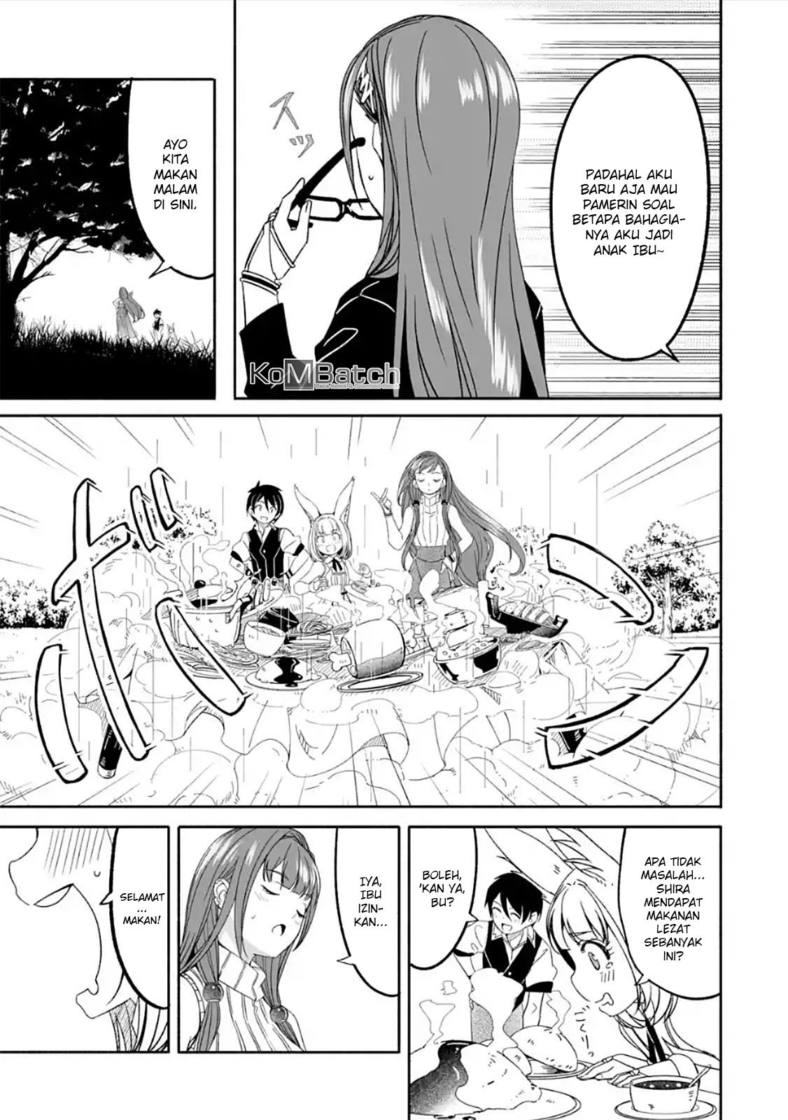 Bouken ni, Tsuitekonaide Okaasan!: Chouka Hogo na Saikyou Dragon ni Sodaterareta Musuko, Hahaoya Douhan de Boukensha ni Naru Chapter 3.2 - halaman 2