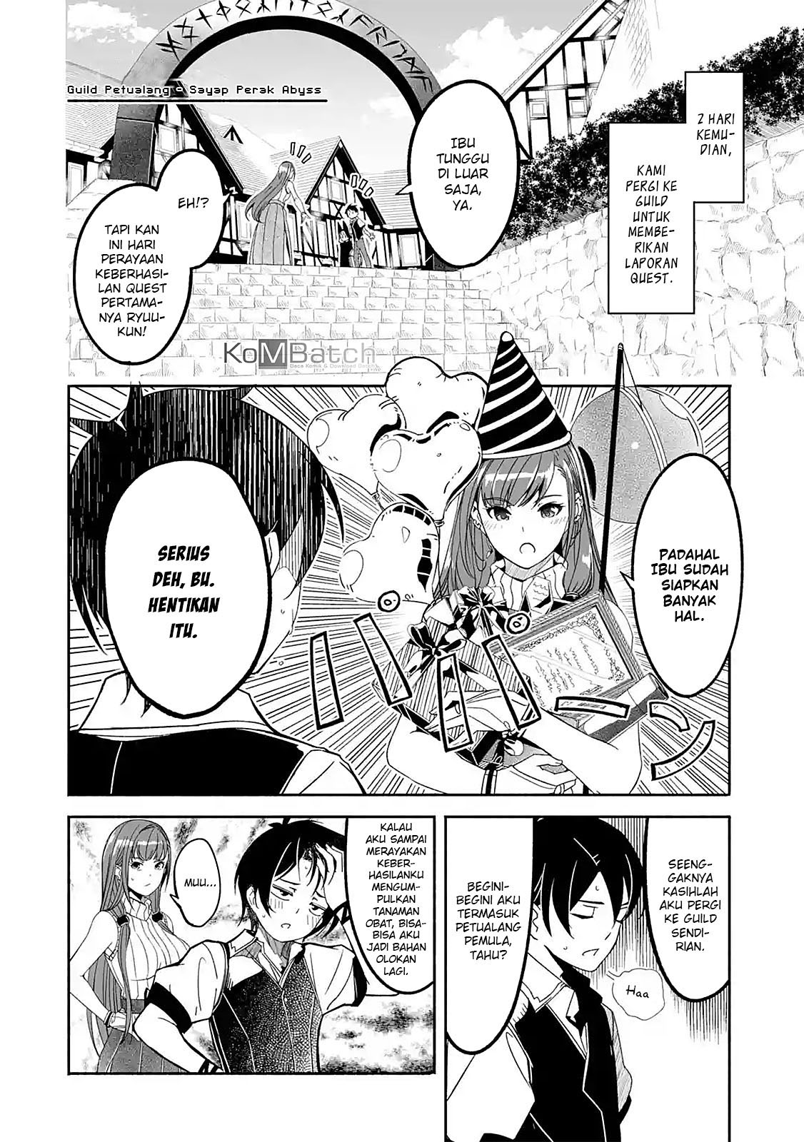 Bouken ni, Tsuitekonaide Okaasan!: Chouka Hogo na Saikyou Dragon ni Sodaterareta Musuko, Hahaoya Douhan de Boukensha ni Naru Chapter 4.1 - halaman 3