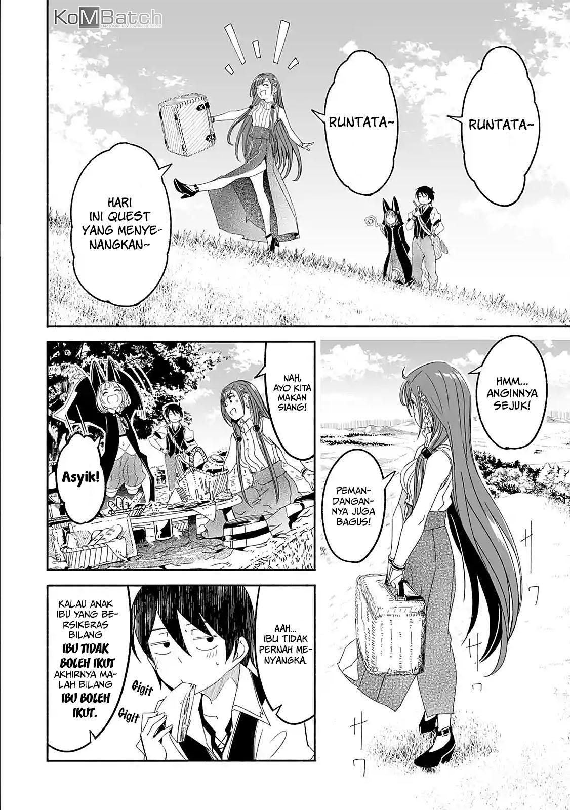 Bouken ni, Tsuitekonaide Okaasan!: Chouka Hogo na Saikyou Dragon ni Sodaterareta Musuko, Hahaoya Douhan de Boukensha ni Naru Chapter 6.1 - halaman 3