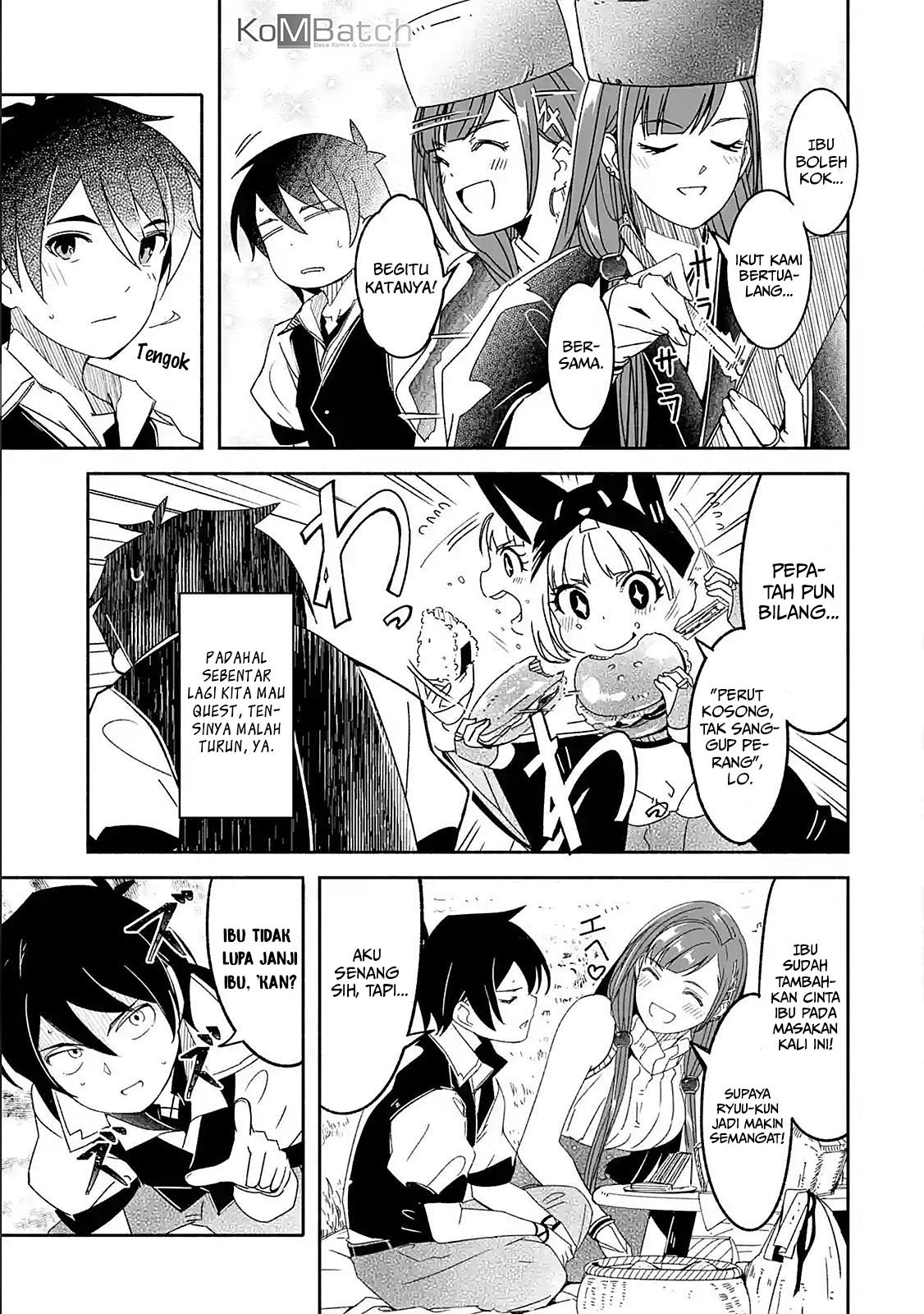 Bouken ni, Tsuitekonaide Okaasan!: Chouka Hogo na Saikyou Dragon ni Sodaterareta Musuko, Hahaoya Douhan de Boukensha ni Naru Chapter 6.1 - halaman 5