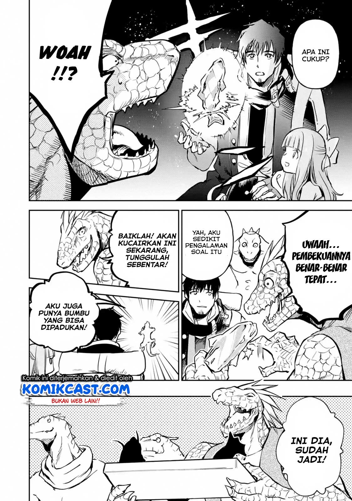 Boukensha License o Hakudatsu Sareta Ossan Dakedo, Manamusume ga Dekita no de Nonbiri Jinsei Chapter 14.2 - halaman 1