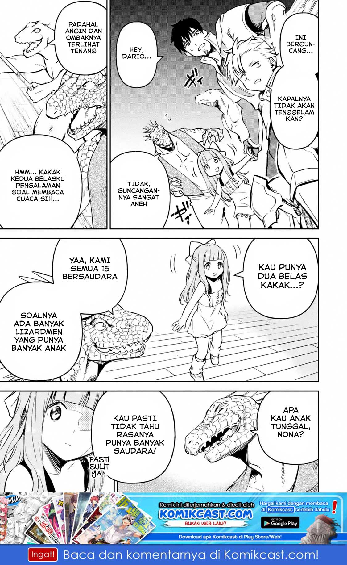 Boukensha License o Hakudatsu Sareta Ossan Dakedo, Manamusume ga Dekita no de Nonbiri Jinsei Chapter 14.3 - halaman 2
