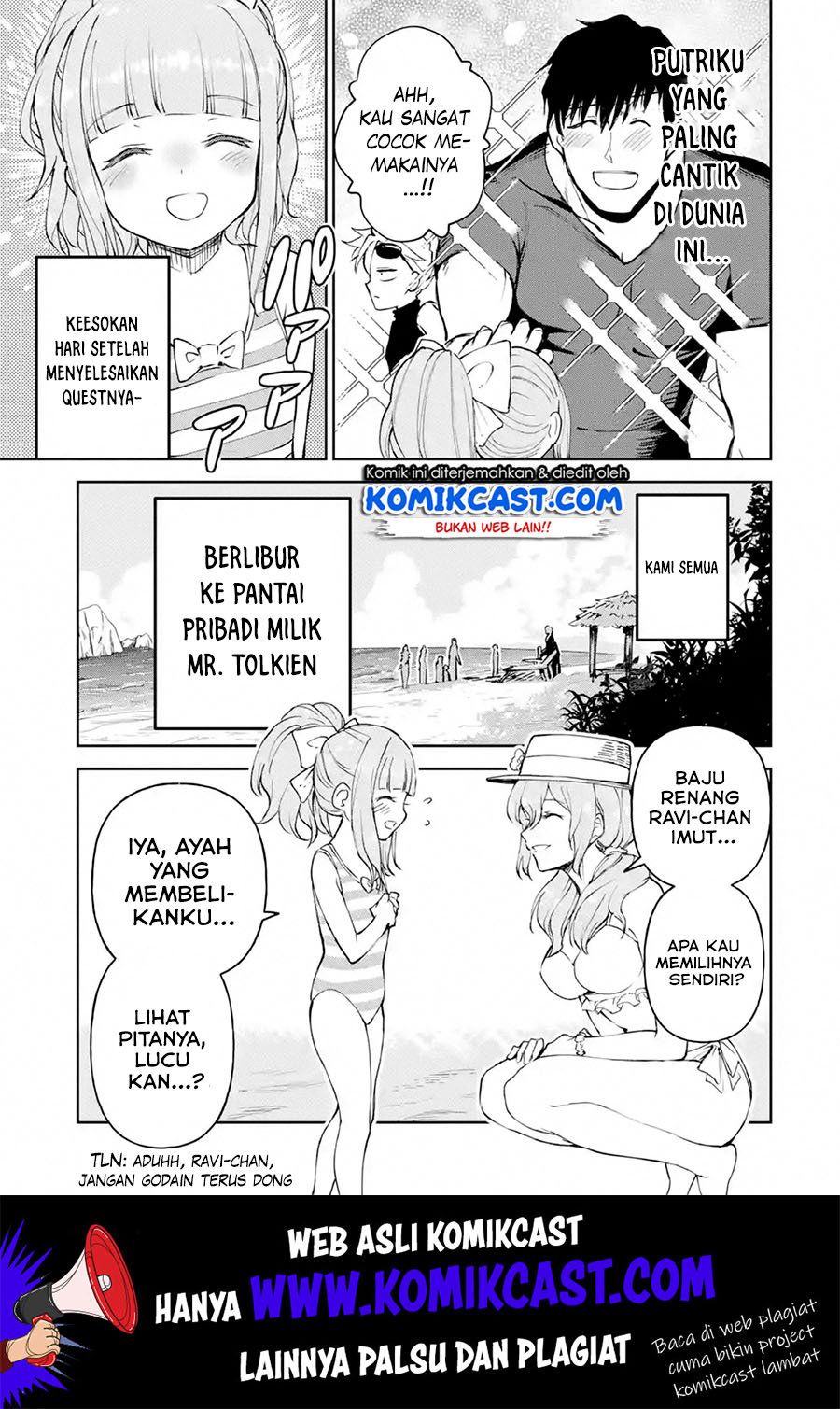 Boukensha License o Hakudatsu Sareta Ossan Dakedo, Manamusume ga Dekita no de Nonbiri Jinsei Chapter 17.1 - halaman 6