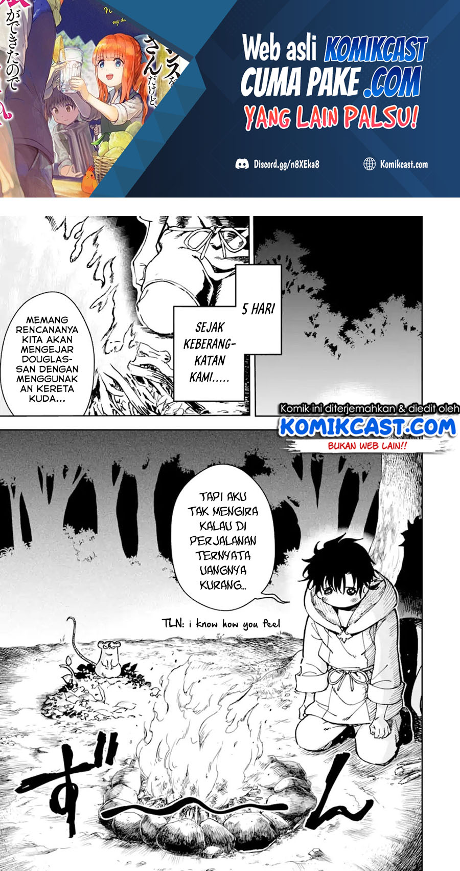 Boukensha License o Hakudatsu Sareta Ossan Dakedo, Manamusume ga Dekita no de Nonbiri Jinsei Chapter 33.3 - halaman 2