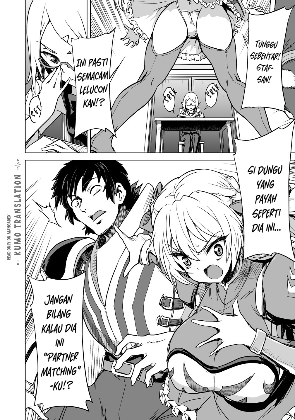 Boukensha Matching App de Aishou Batsugun dakedo Seikaku Saiaku na Onna to Party Kunda Kekka, Ecchi Aishou ga 200%-goe Datta node Yoru wa Juujun na Saikou no Teammate ni Narimashita. Chapter 1 - halaman 13
