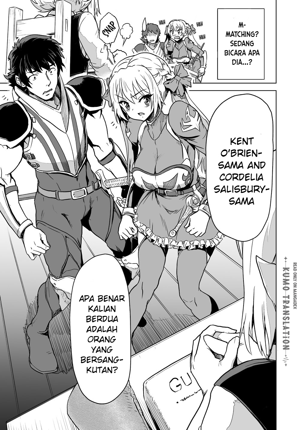 Boukensha Matching App de Aishou Batsugun dakedo Seikaku Saiaku na Onna to Party Kunda Kekka, Ecchi Aishou ga 200%-goe Datta node Yoru wa Juujun na Saikou no Teammate ni Narimashita. Chapter 1 - halaman 14