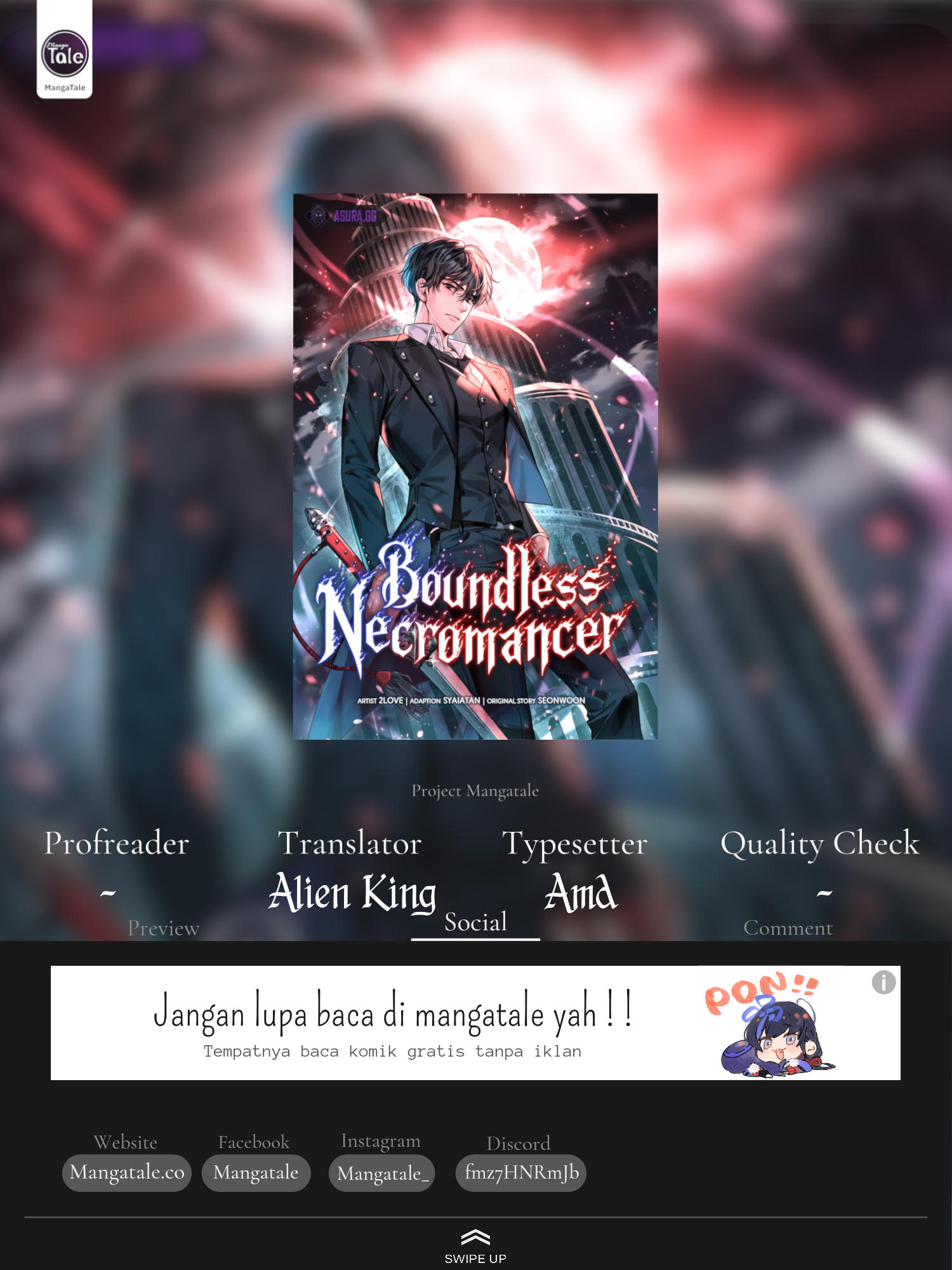Boundless Necromancer Chapter 10 - halaman 1