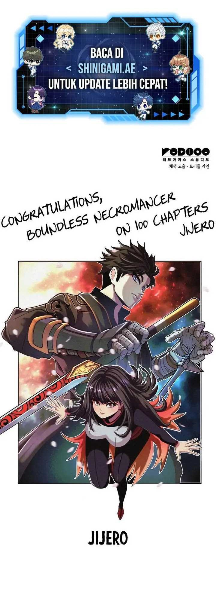 Boundless Necromancer Chapter 100 - halaman 105