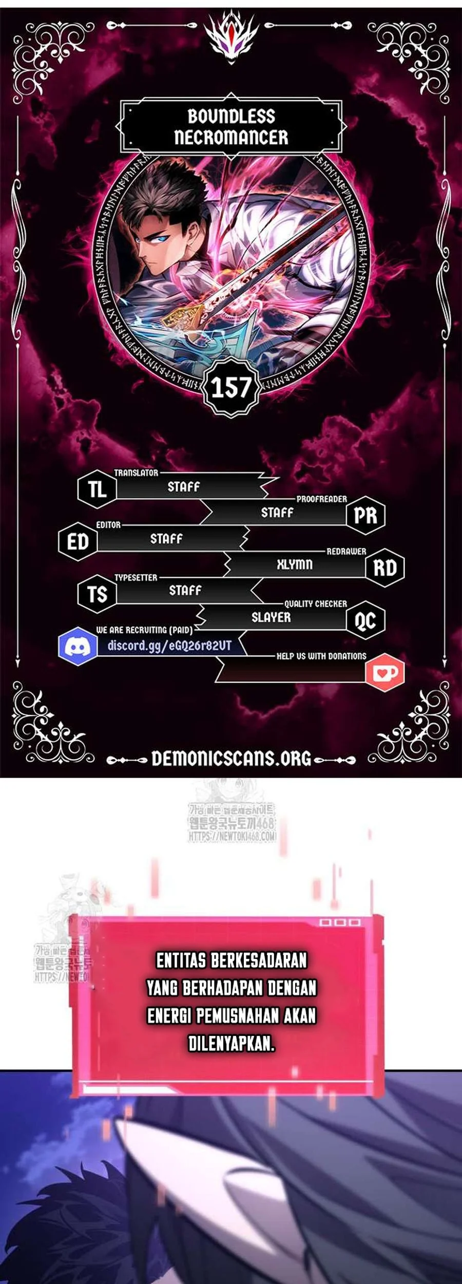 Boundless Necromancer Chapter 157 - halaman 5