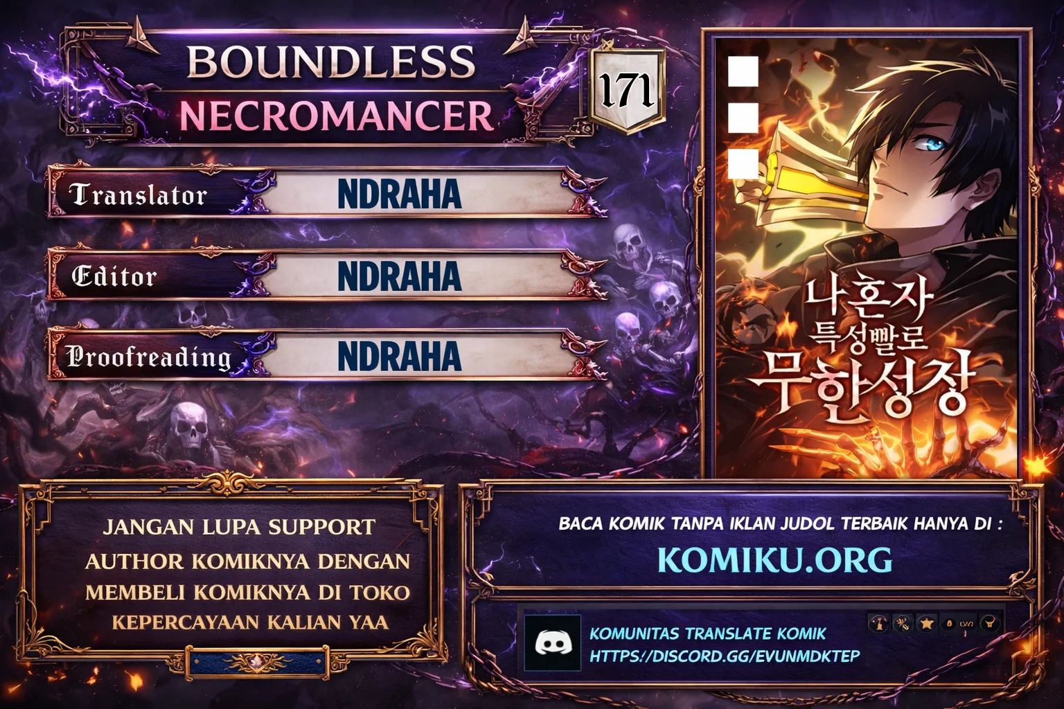Boundless Necromancer Chapter 171 - halaman 1