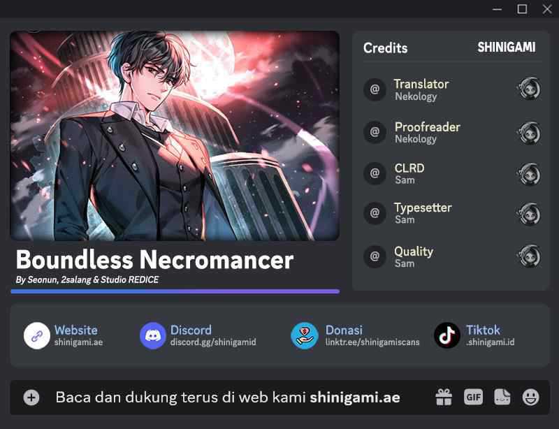 Boundless Necromancer Chapter 58 - halaman 1