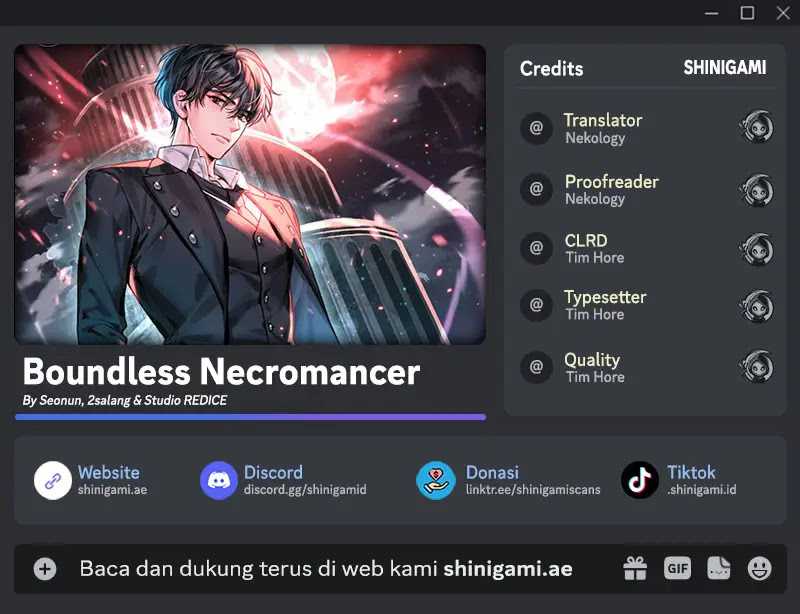 Boundless Necromancer Chapter 87 - halaman 1