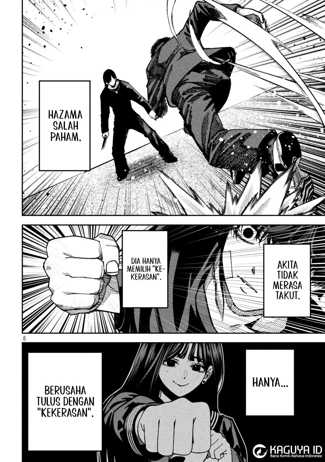 Bouryoku Banzai Chapter 38 - halaman 9