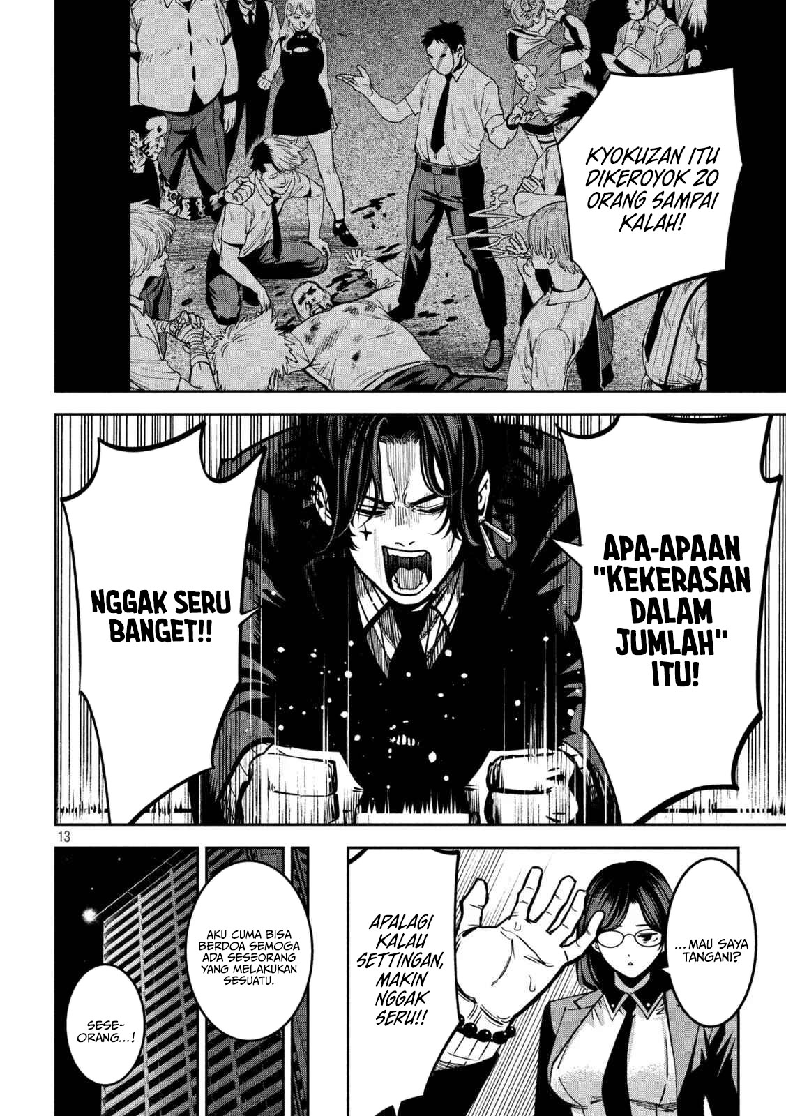 Bouryoku Banzai Chapter 46 - halaman 14