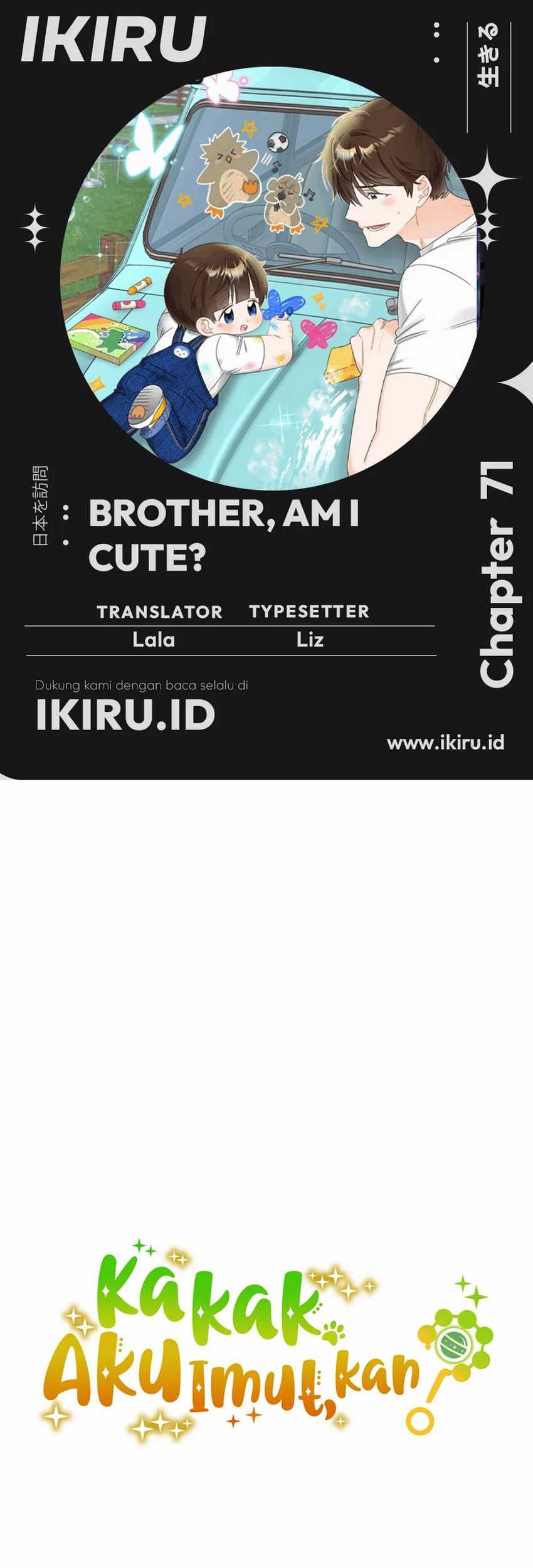 Brother, Am I Cute? Chapter 71 - halaman 1