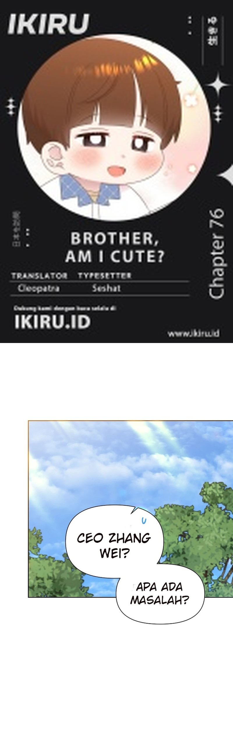 Brother, Am I Cute? Chapter 76 - halaman 1