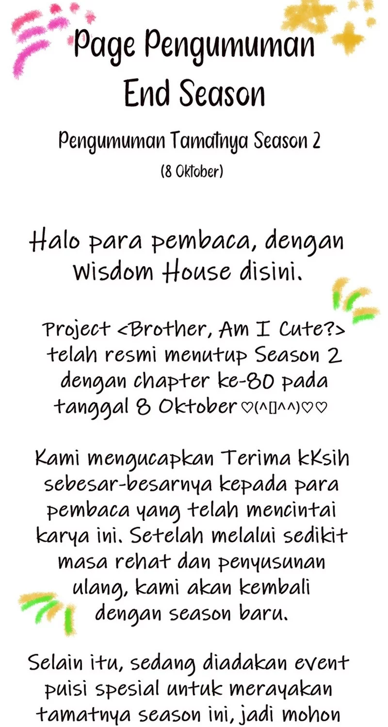 Brother, Am I Cute? Chapter 80 - halaman 66