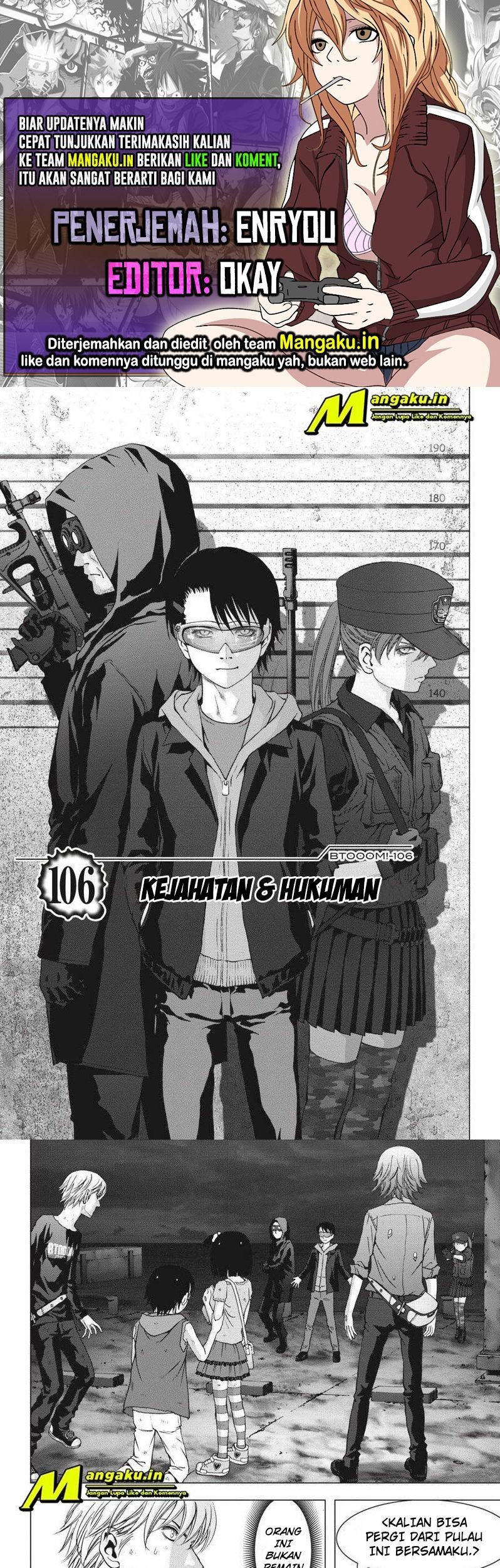 Btooom! Chapter 106.1 - halaman 1