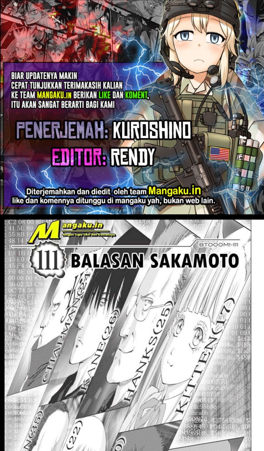 Btooom! Chapter 111.1 - halaman 1
