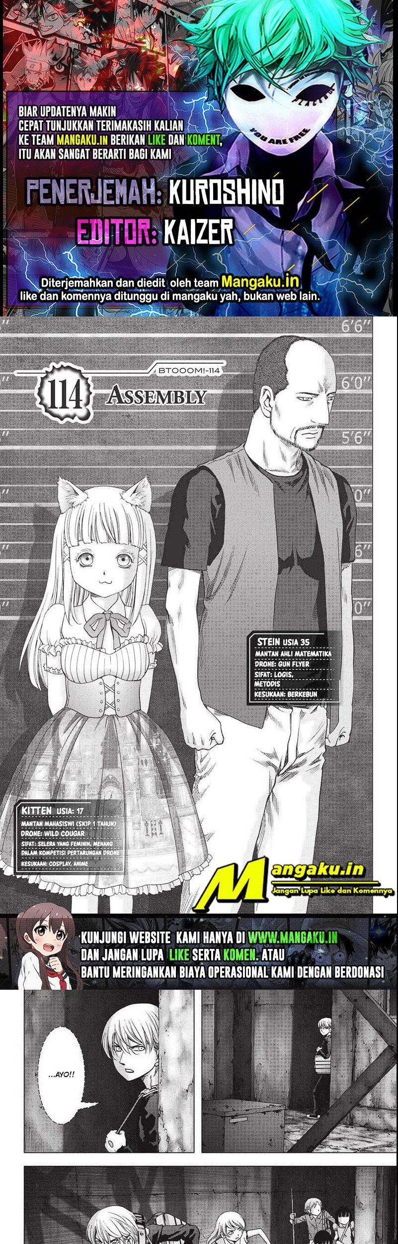 Btooom! Chapter 114.1 - halaman 1