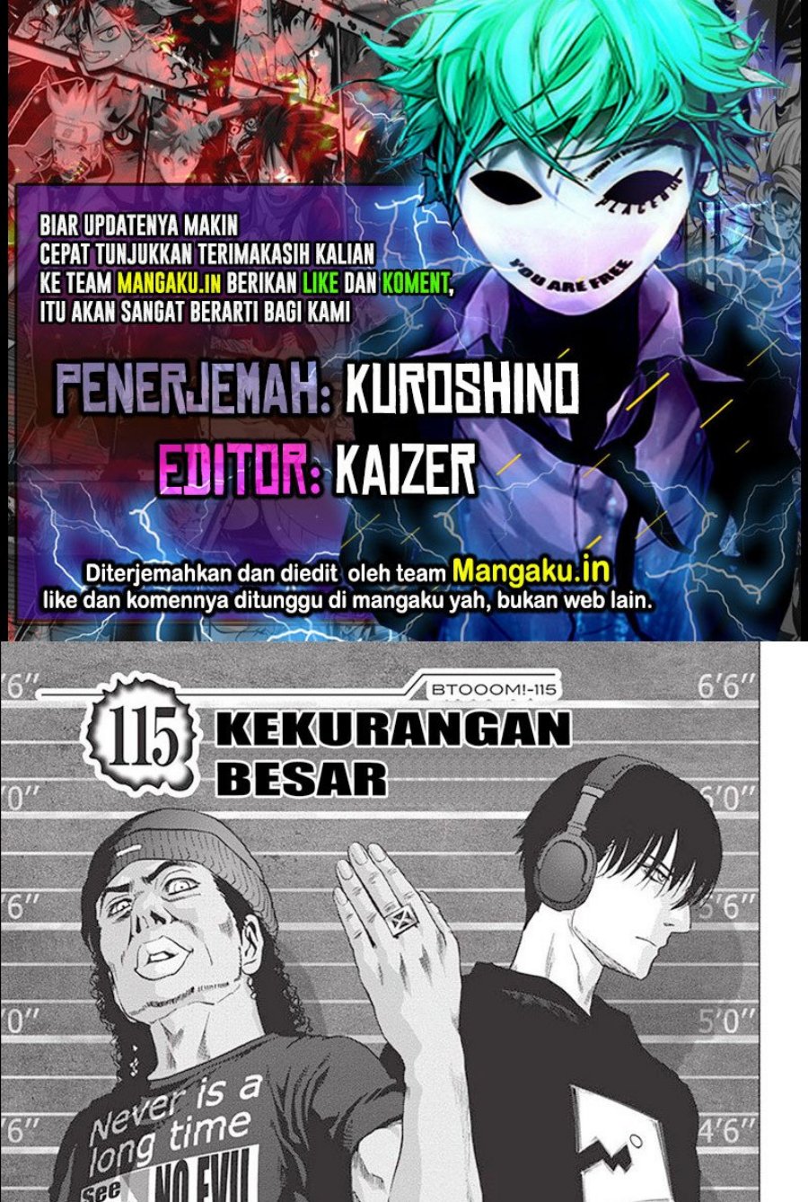 Btooom! Chapter 115.1 - halaman 1