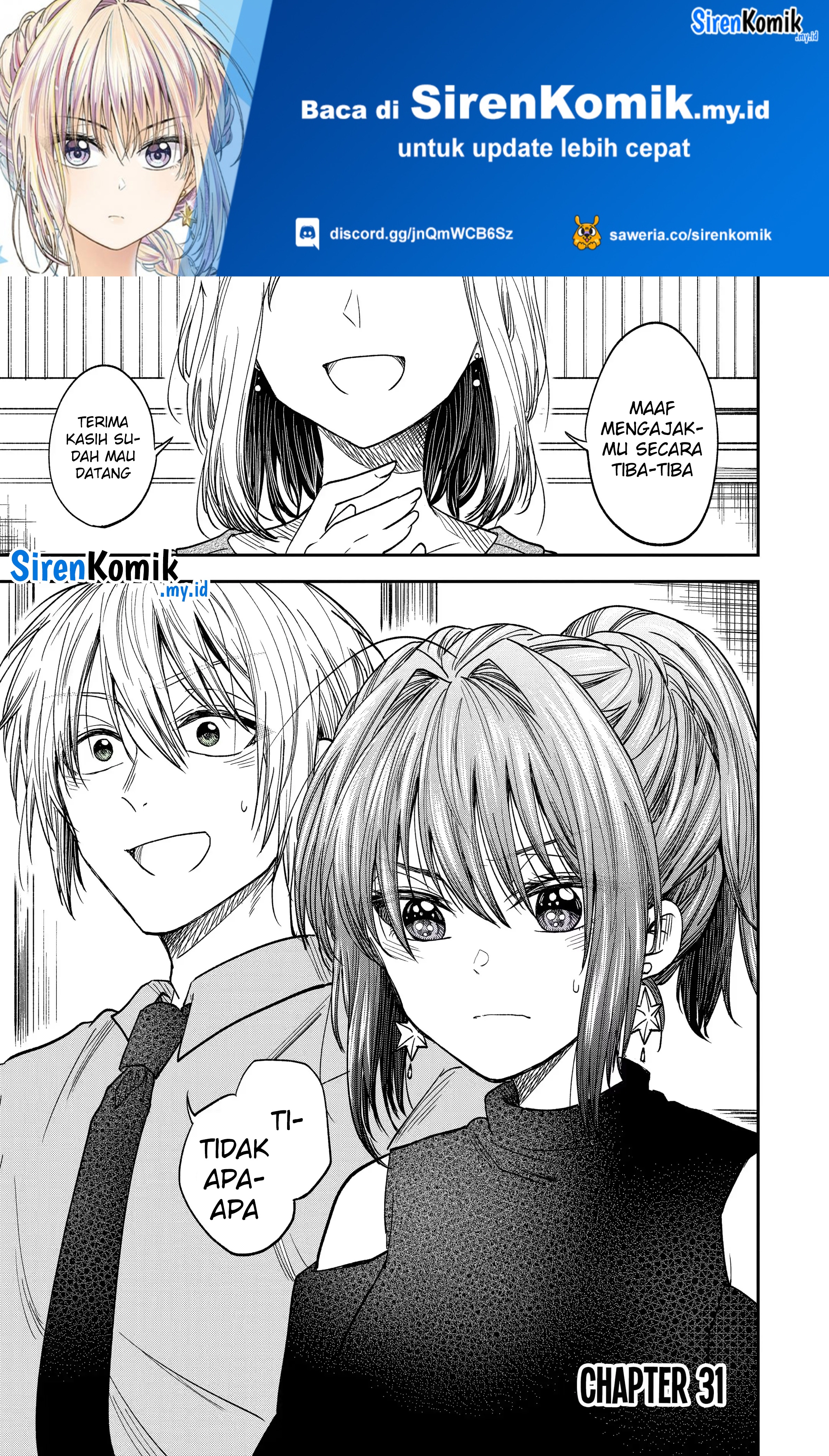Bukiyou na Senpai. Chapter 31 - halaman 2