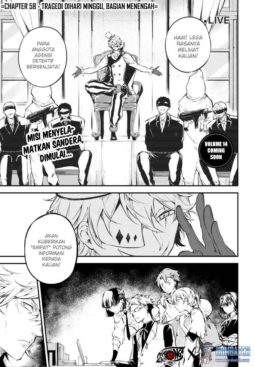 Bungou Stray Dogs Chapter 58 - halaman 2