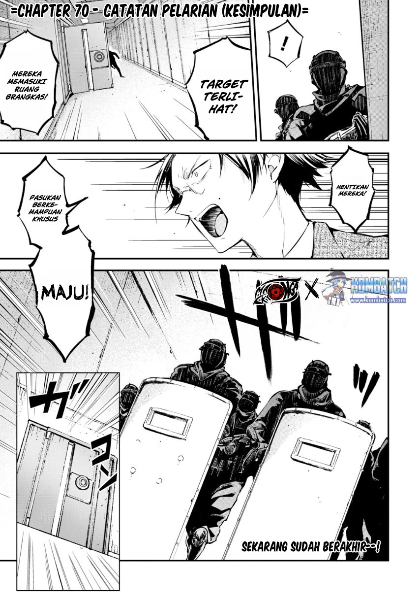Bungou Stray Dogs Chapter 70 - halaman 2