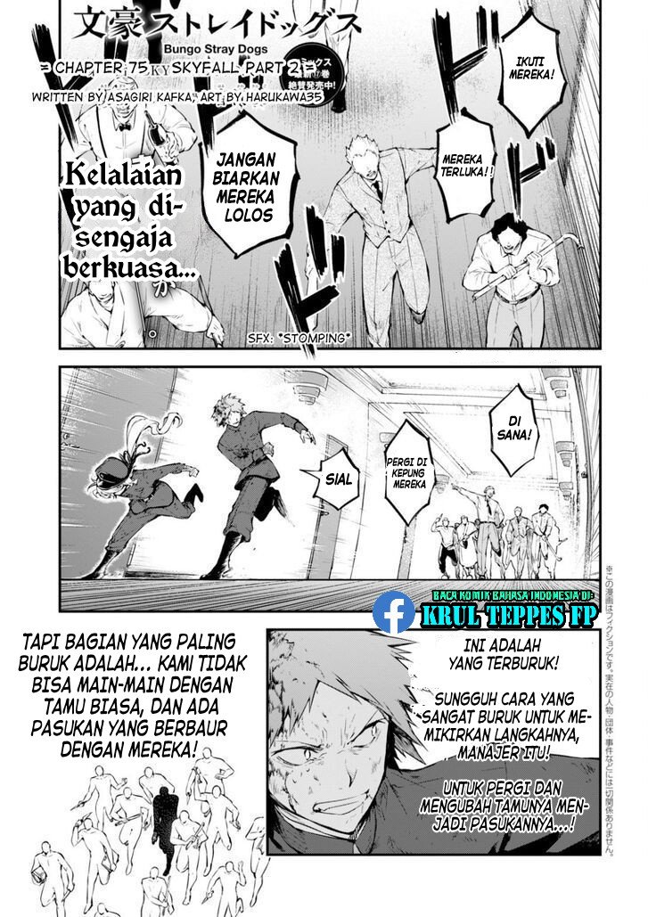 Bungou Stray Dogs Chapter 75 - halaman 1