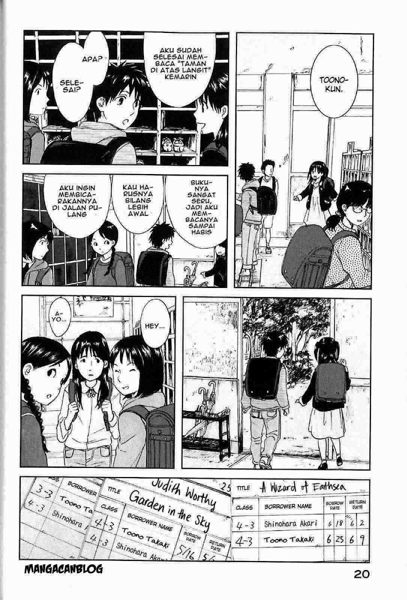 Byousoku 5 Centimeter Chapter 1 - halaman 23