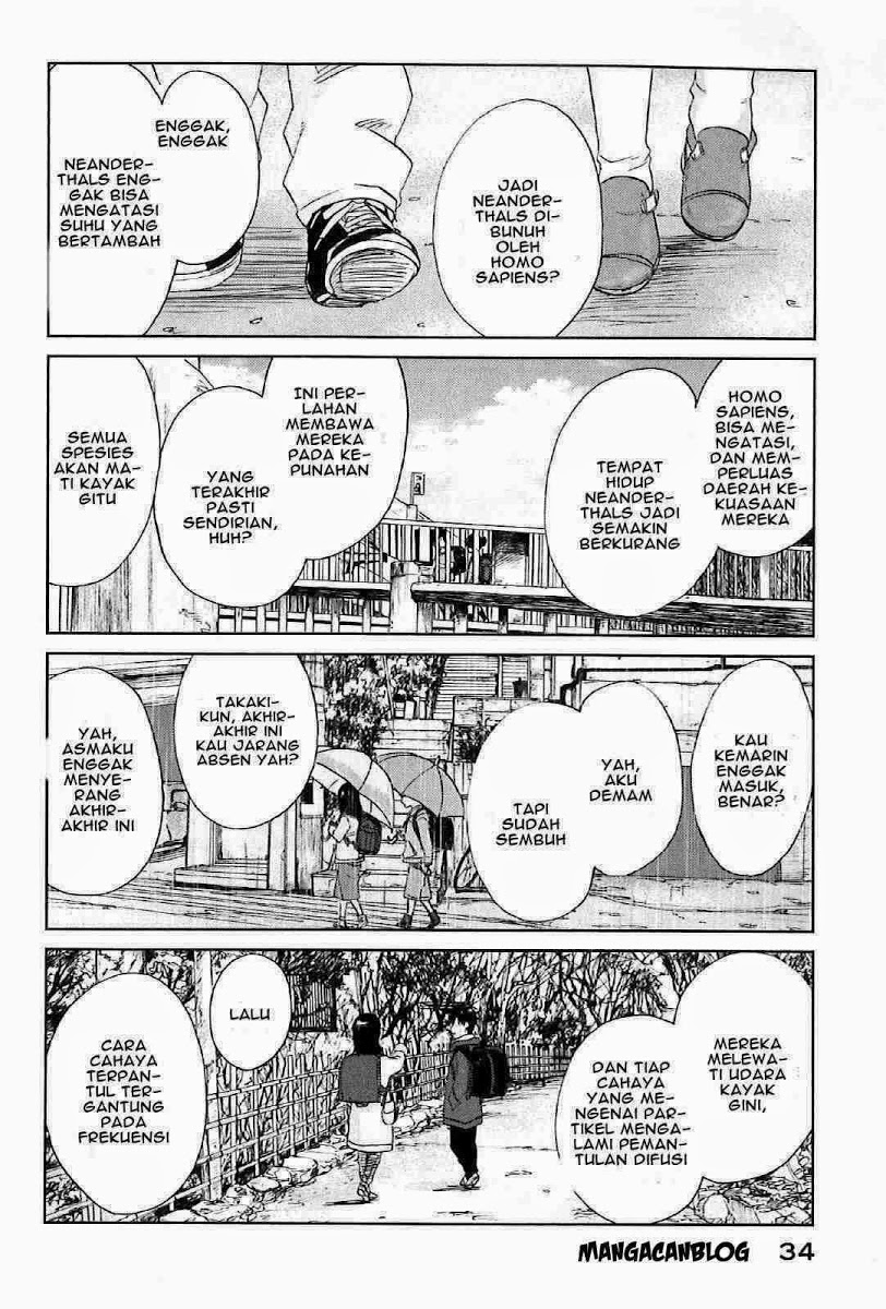Byousoku 5 Centimeter Chapter 1 - halaman 37