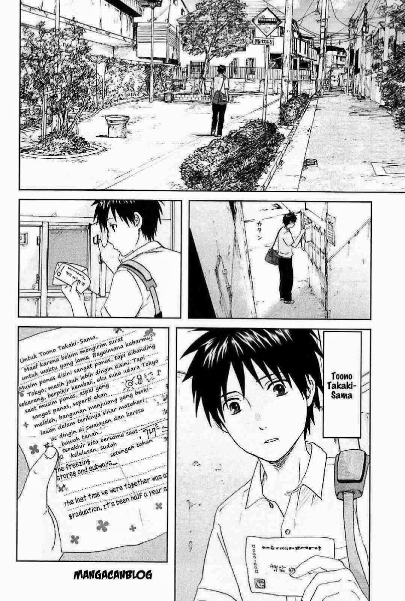 Byousoku 5 Centimeter Chapter 1 - halaman 58
