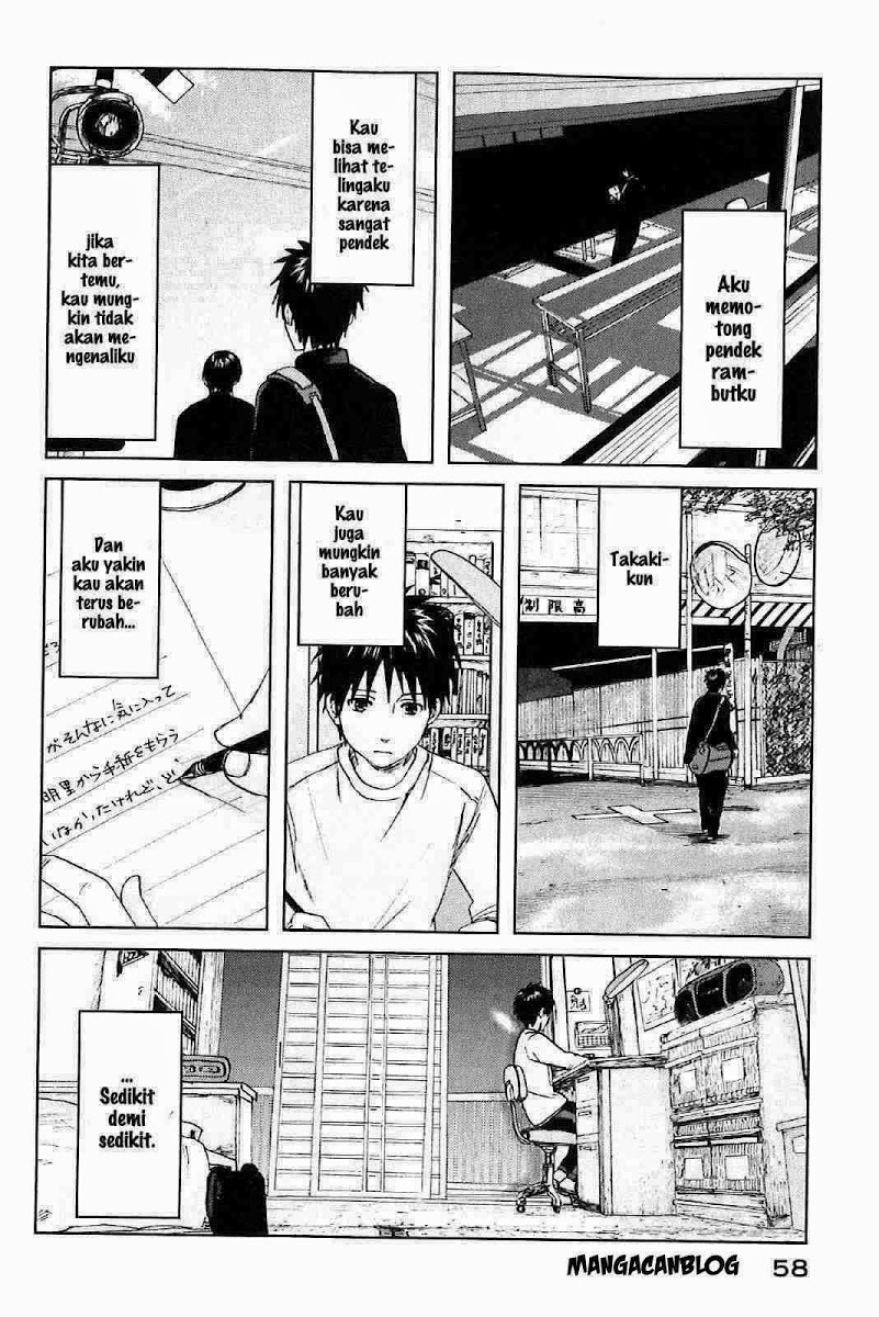 Byousoku 5 Centimeter Chapter 1 - halaman 62