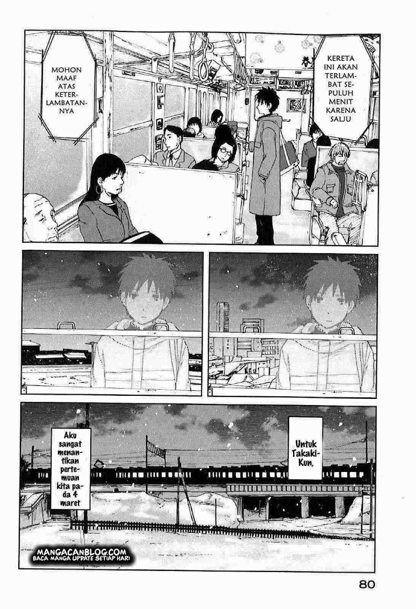 Byousoku 5 Centimeter Chapter 2 - halaman 15