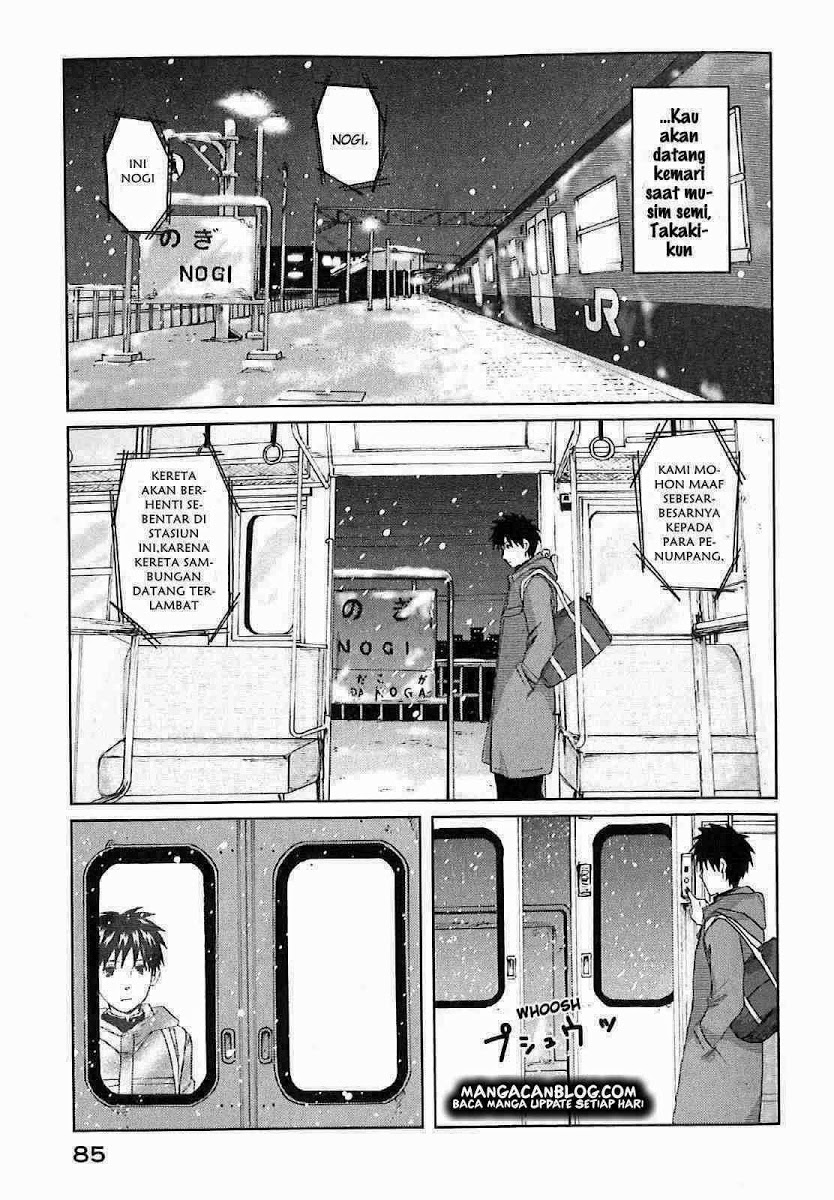Byousoku 5 Centimeter Chapter 2 - halaman 20