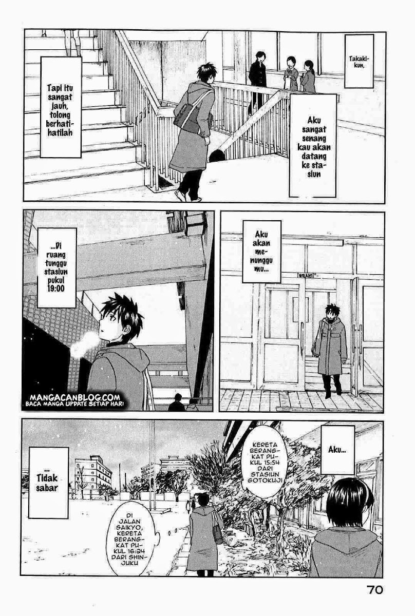 Byousoku 5 Centimeter Chapter 2 - halaman 5