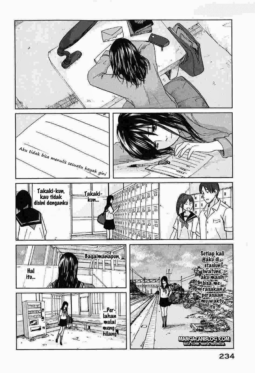 Byousoku 5 Centimeter Chapter 5 - halaman 17