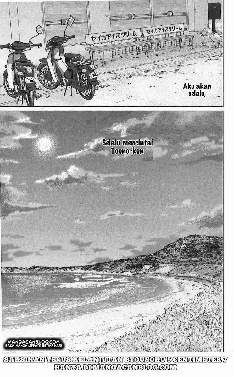 Byousoku 5 Centimeter Chapter 6 - halaman 38