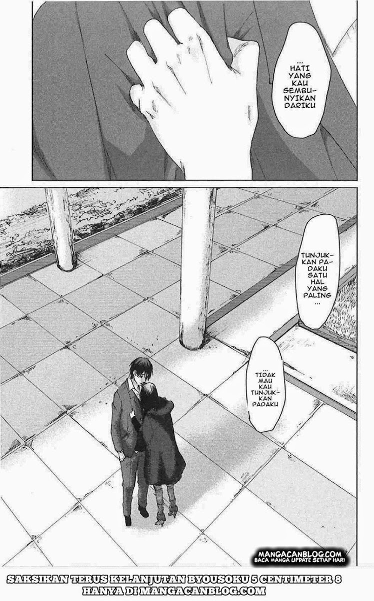 Byousoku 5 Centimeter Chapter 7 - halaman 36