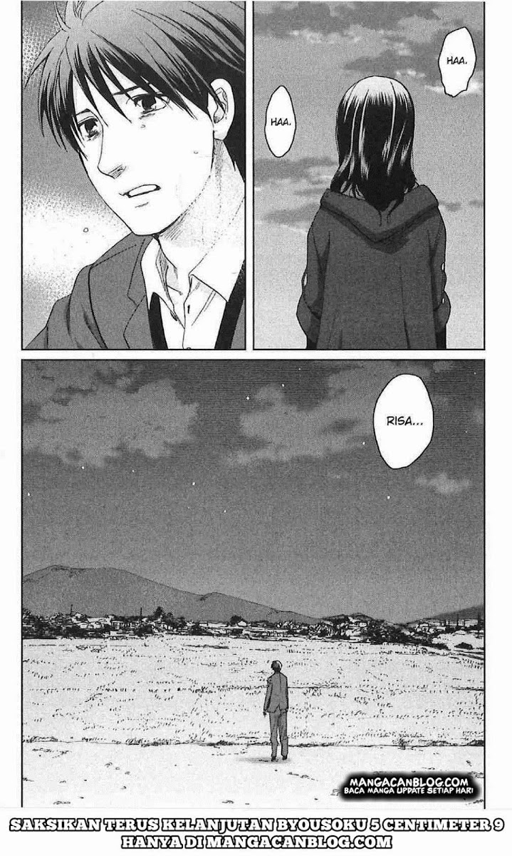 Byousoku 5 Centimeter Chapter 8 - halaman 38