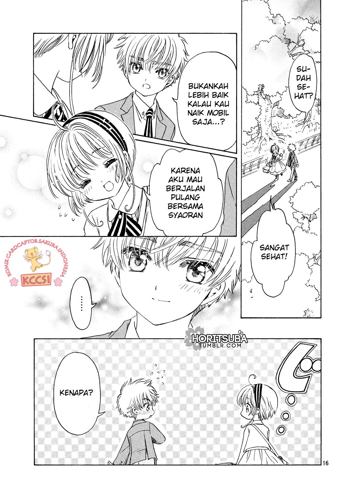 Cardcaptor Sakura – Clear Card Arc Chapter 23 - halaman 16