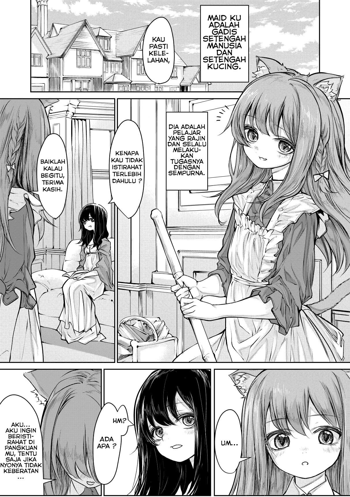 Cat Maid and Mistress Chapter 3 - halaman 1